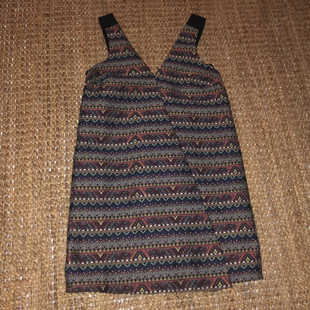 BCBGeneration mini dress. Aztec print on front.